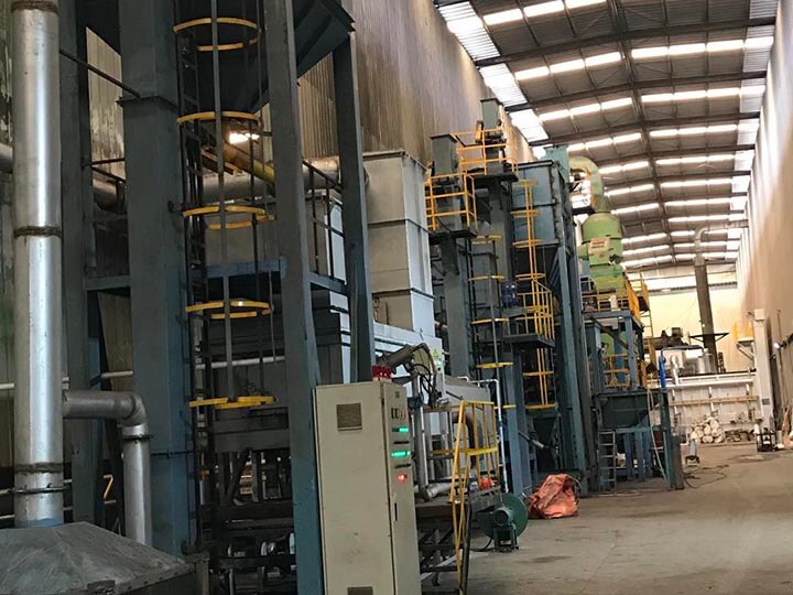 覆膜砂再生砂线